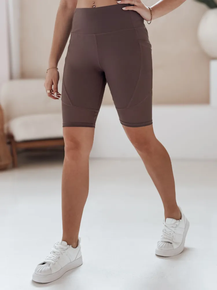 Spodenki Damskie>Dstreet Spodenki damskie kolarki BIKELINE brązowe SY0419