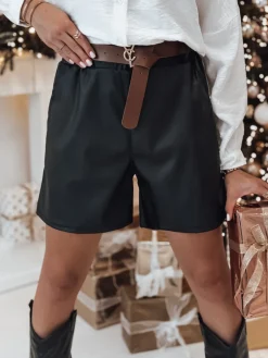 Spodenki Damskie>Dstreet Spodenki damskie one size PASFEM z paskiem czarne SY0417