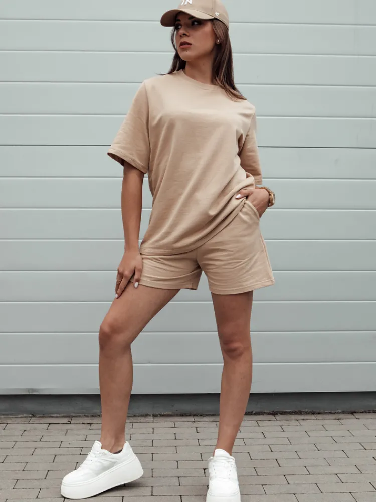 Spodenki Damskie>Dstreet Spodenki damskie SWAN beżowe SY0326