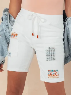 Spodenki Damskie>Dstreet Spodenki jeansowe damskie VENICE białe SY0392