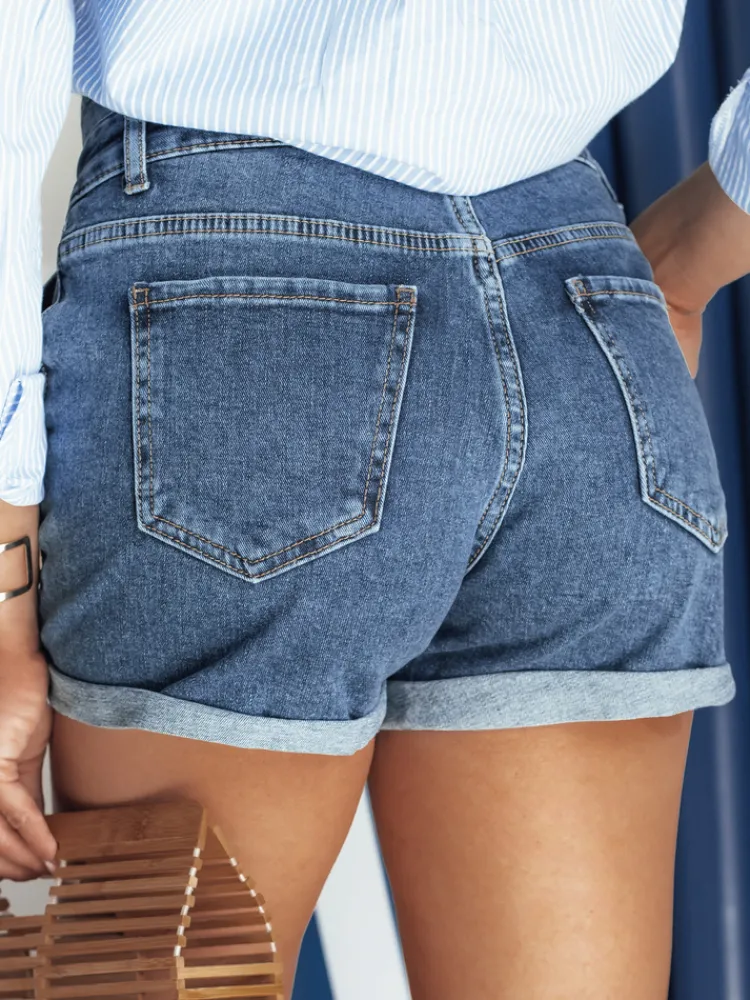 Spodenki Damskie>Dstreet Spodenki jeansowe damskie DENIM DREAMS niebieskie SY0354