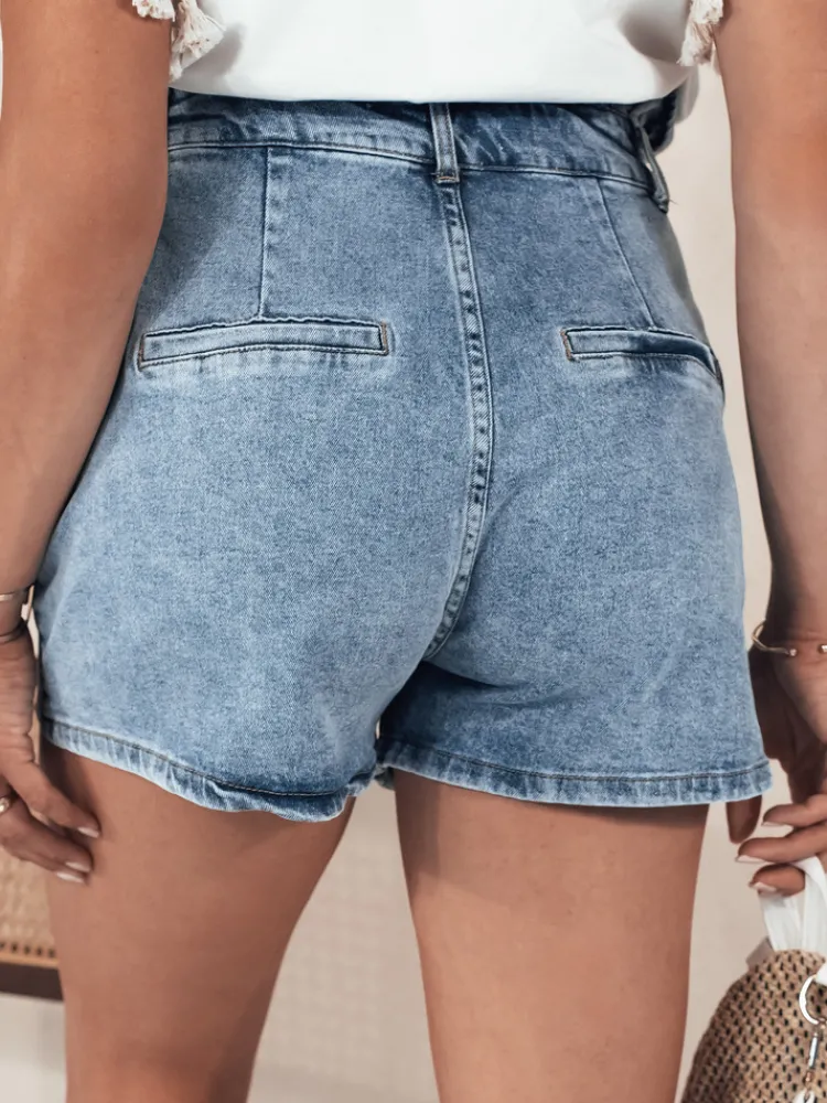 Spodenki Damskie>Dstreet Spodenki jeansowe damskie DAYSHINE niebieskie SY0345