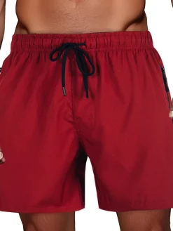 Spodenki Męskie>Dstreet Spodenki męskie bordowe SX2536