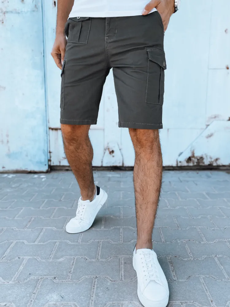 Spodenki Męskie>Dstreet Spodenki męskie ciemnoszare SX2430