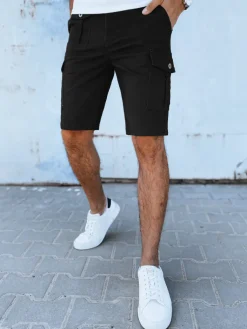 Spodenki Męskie>Dstreet Spodenki męskie czarne SX2431