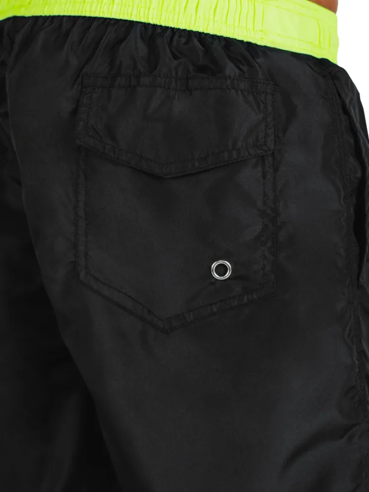 Spodenki Męskie>Dstreet Spodenki męskie czarno-zielone SX2515