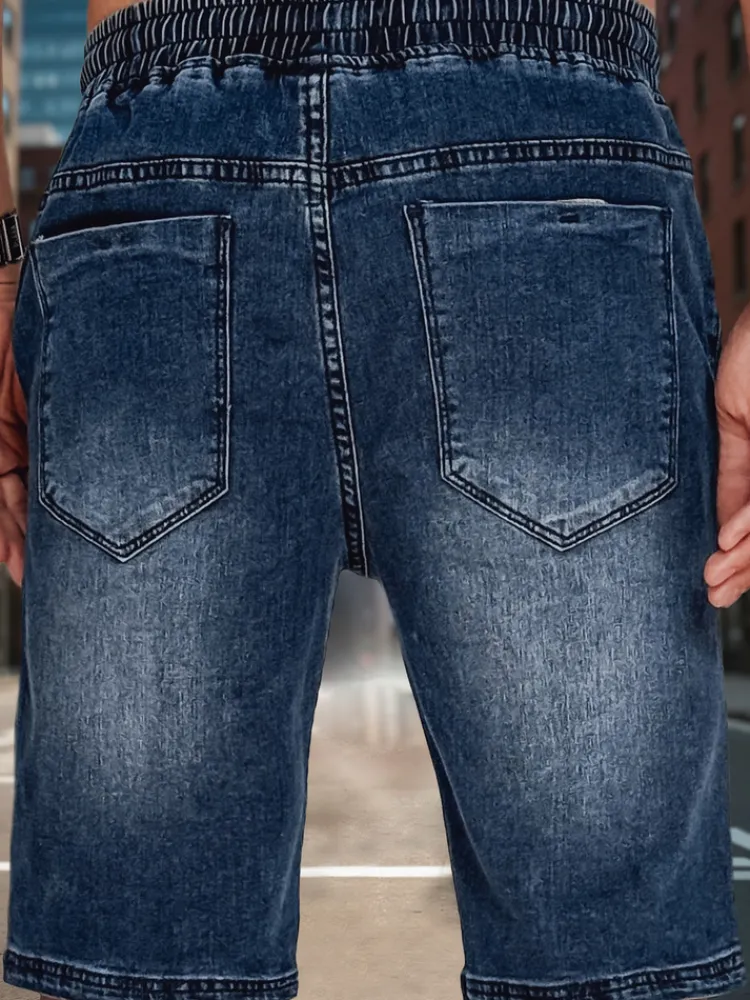 Spodenki Męskie>Dstreet Spodenki męskie denim look niebieskie SX2355