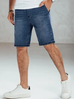 Spodenki Męskie>Dstreet Spodenki męskie denim look niebieskie SX2502