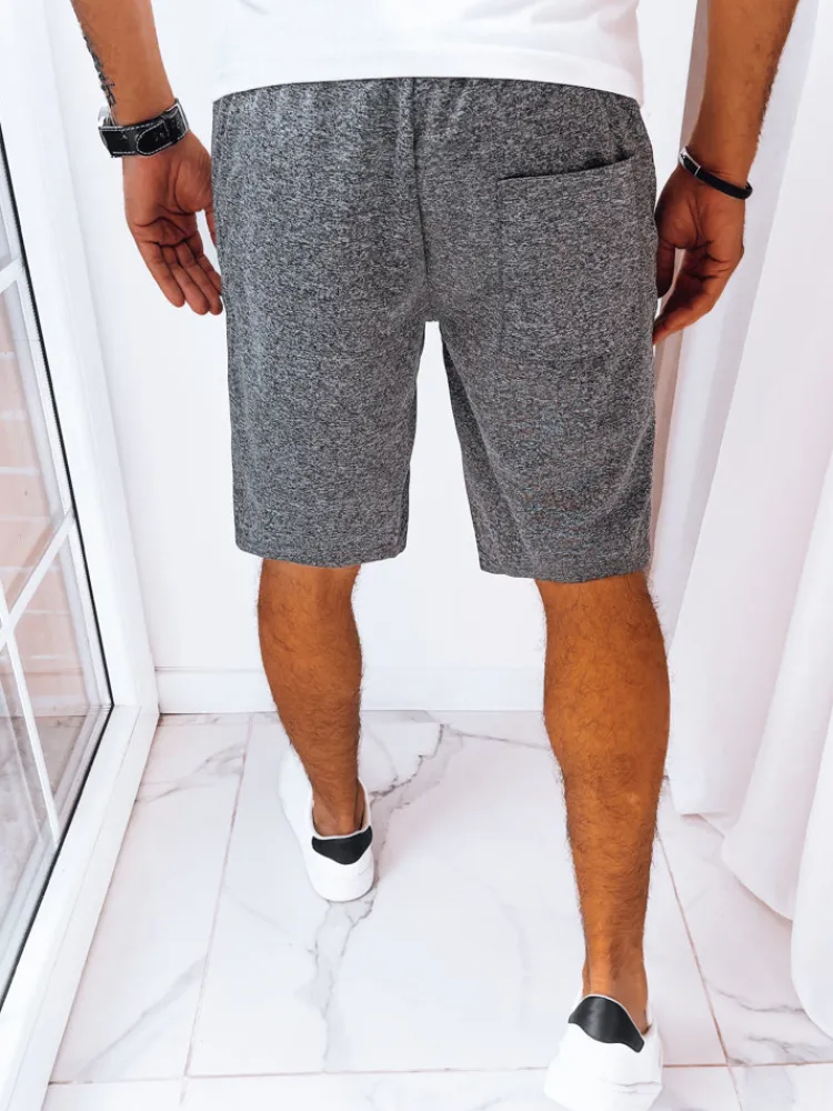 Spodenki Męskie>Dstreet Spodenki męskie dresowe ciemnoszare SX2237