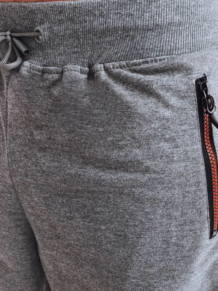 Spodenki Męskie>Dstreet Spodenki męskie dresowe ciemnoszare SX2276