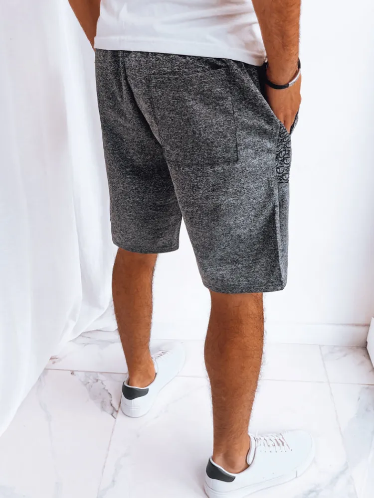 Spodenki Męskie>Dstreet Spodenki męskie dresowe ciemnoszare SX2261