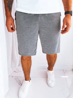 Spodenki Męskie>Dstreet Spodenki męskie dresowe ciemnoszare SX2251