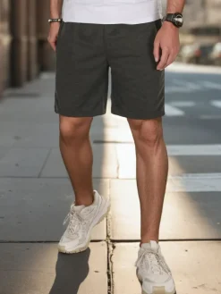 Spodenki Męskie>Dstreet Spodenki męskie dresowe ciemnoszare SX2475