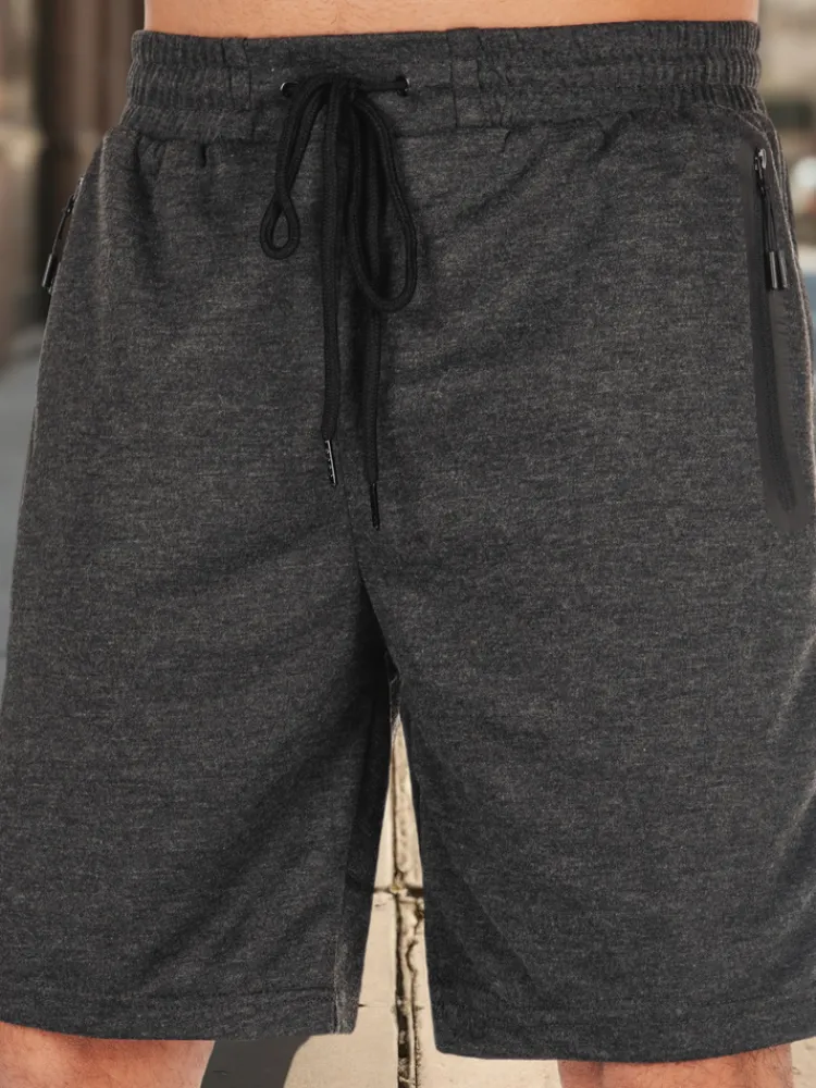 Spodenki Męskie>Dstreet Spodenki męskie dresowe ciemnoszare SX2475