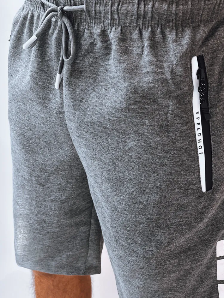 Spodenki Męskie>Dstreet Spodenki męskie dresowe ciemnoszare SX2241