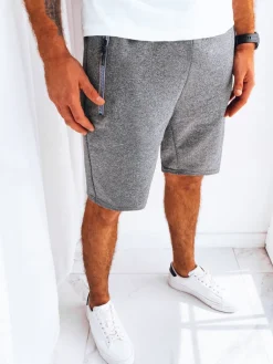 Spodenki Męskie>Dstreet Spodenki męskie dresowe ciemnoszare SX2269