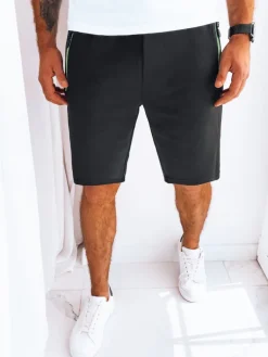 Spodenki Męskie>Dstreet Spodenki męskie dresowe czarne SX2268