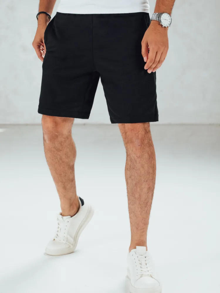 Spodenki Męskie>Dstreet Spodenki męskie dresowe czarne SX2512