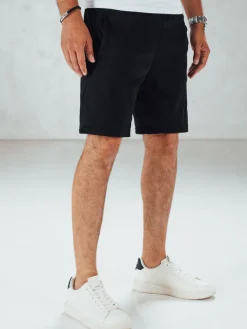 Spodenki Męskie>Dstreet Spodenki męskie dresowe czarne SX2512