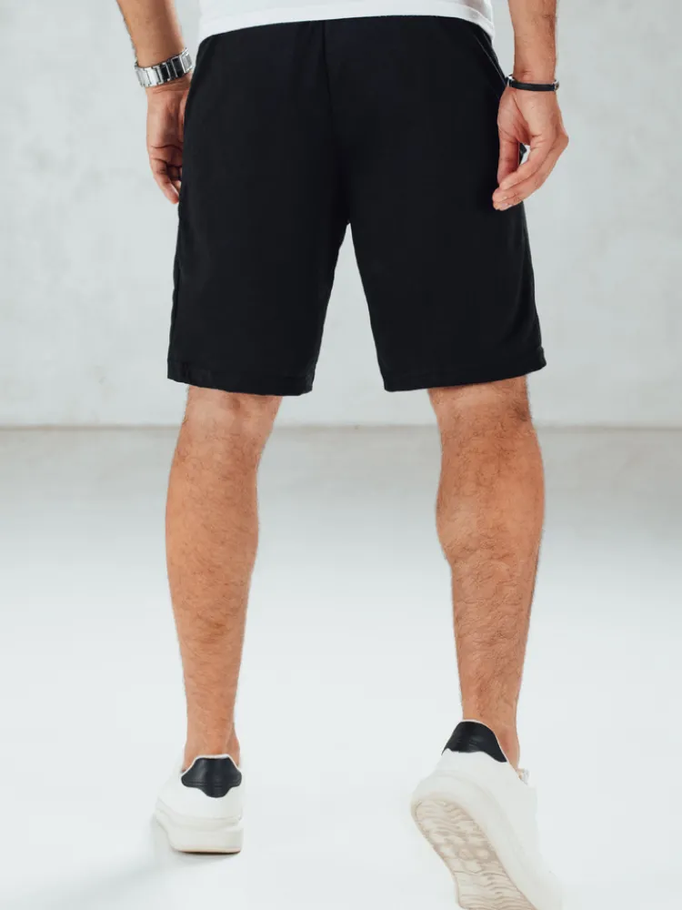 Spodenki Męskie>Dstreet Spodenki męskie dresowe czarne SX2512