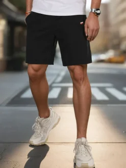 Spodenki Męskie>Dstreet Spodenki męskie dresowe czarne SX2486