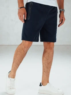 Spodenki Męskie>Dstreet Spodenki męskie dresowe granatowe SX2472