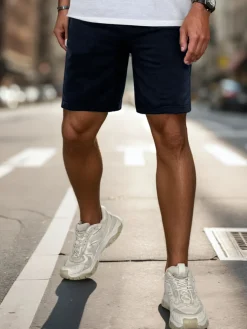 Spodenki Męskie>Dstreet Spodenki męskie dresowe granatowe SX2479