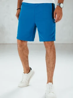 Spodenki Męskie>Dstreet Spodenki męskie dresowe niebieskie SX2476