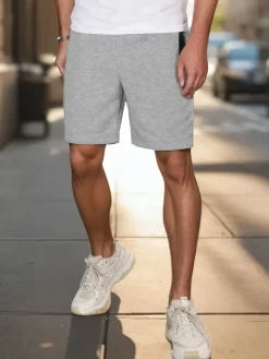 Spodenki Męskie>Dstreet Spodenki męskie dresowe szare SX2478