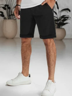 Spodenki Męskie>Dstreet Spodenki męskie jeansowe czarne SX2547