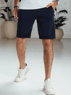 Spodenki Męskie>Dstreet Spodenki męskie jeansowe granatowe SX2546