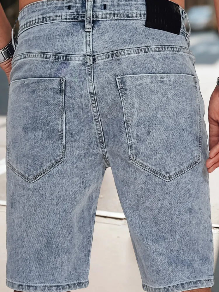 Spodenki Męskie>Dstreet Spodenki męskie jeansowe jasnoniebieskie SX2490