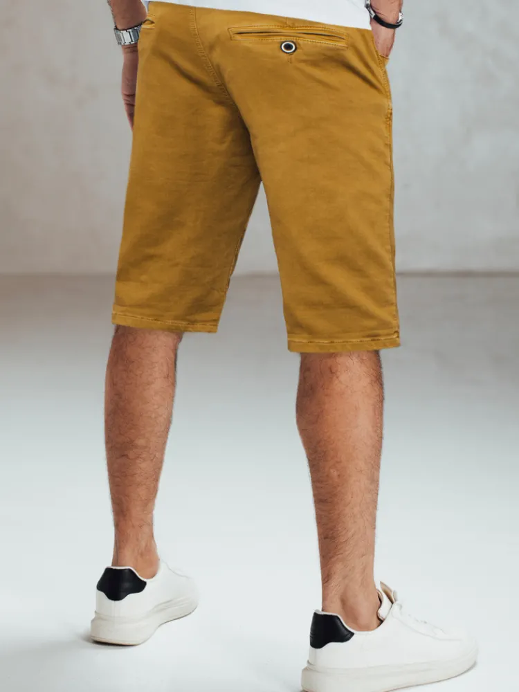 Spodenki Męskie>Dstreet Spodenki męskie jeansowe kamelowe SX2571