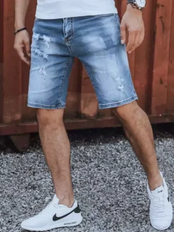 Spodenki Męskie>Dstreet Spodenki męskie jeansowe niebieskie SX2154