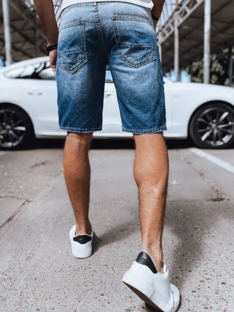 Spodenki Męskie>Dstreet Spodenki męskie jeansowe niebieskie SX2165