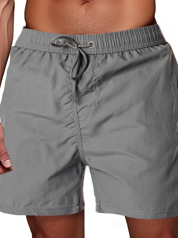 Spodenki Męskie>Dstreet Spodenki męskie kąpielowe jasnoszare SX2459