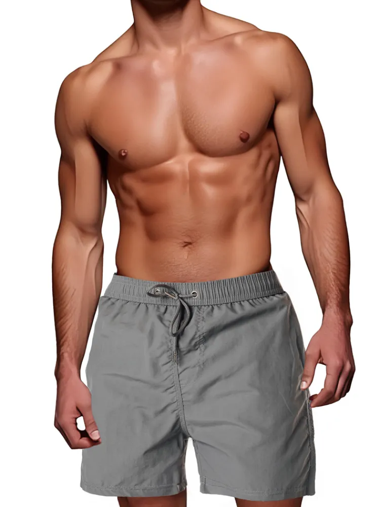 Spodenki Męskie>Dstreet Spodenki męskie kąpielowe jasnoszare SX2459