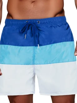 Spodenki Męskie>Dstreet Spodenki męskie kąpielowe niebiesko-białe SX2517