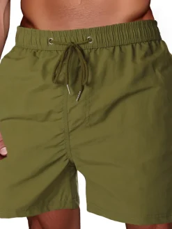 Spodenki Męskie>Dstreet Spodenki męskie kąpielowe oliwkowe SX2470