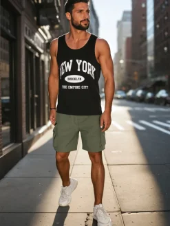 Spodenki Męskie>Dstreet Spodenki męskie materiałowe bojówki zielone SX2510