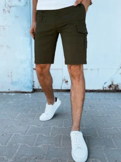 Spodenki Męskie>Dstreet Spodenki męskie zielone SX2432