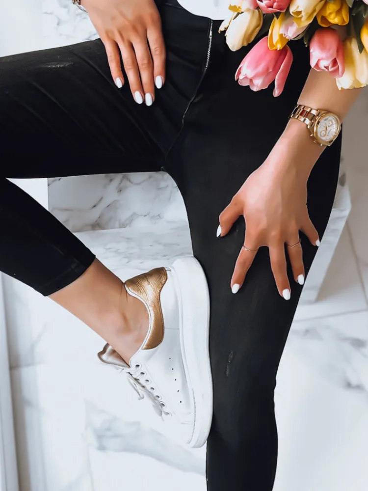 Jeansy Damskie>Dstreet Spodnie damskie ADELAIDA czarne UY1403