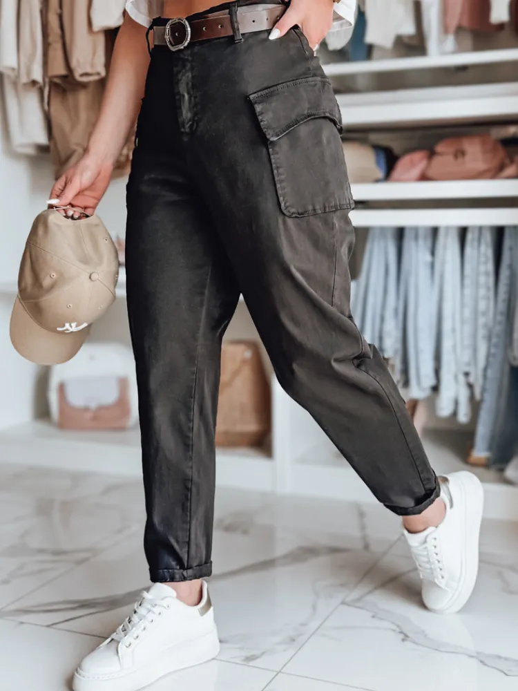 Spodnie Damskie>Dstreet Spodnie damskie baggy GOTRENDI czarne UY2524