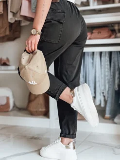 Spodnie Damskie>Dstreet Spodnie damskie baggy GOTRENDI czarne UY2524