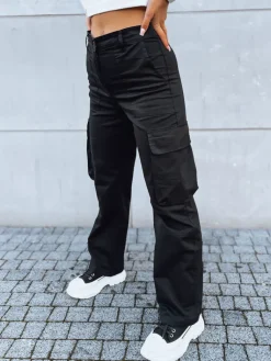 Spodnie Damskie>Dstreet Spodnie damskie baggy SAFRI czarne UY1681