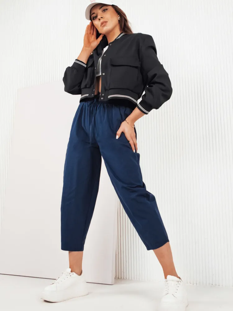 Spodnie Damskie>Dstreet Spodnie damskie BALLOON FANTASY granatowe UY1667