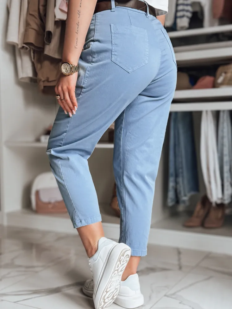 Spodnie Damskie>Dstreet Spodnie damskie chinosy CHINOSKA niebieskie UY2559