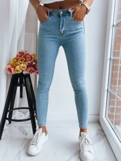 Jeansy Damskie>Dstreet Spodnie damskie DO IT NOW niebieskie UY1387