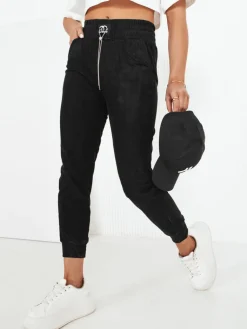 Spodnie Damskie>Dstreet Spodnie damskie dresowe DERCY granatowe UY2042