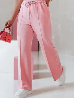 Spodnie Damskie>Dstreet Spodnie damskie dresowe DRESSANIK różowe UY2699